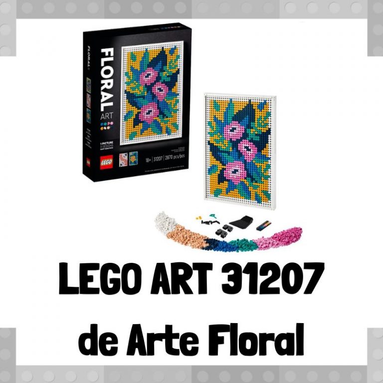 Lee mÃ¡s sobre el artÃ­culo Set de LEGO 31207 de Arte Floral de LEGO Art