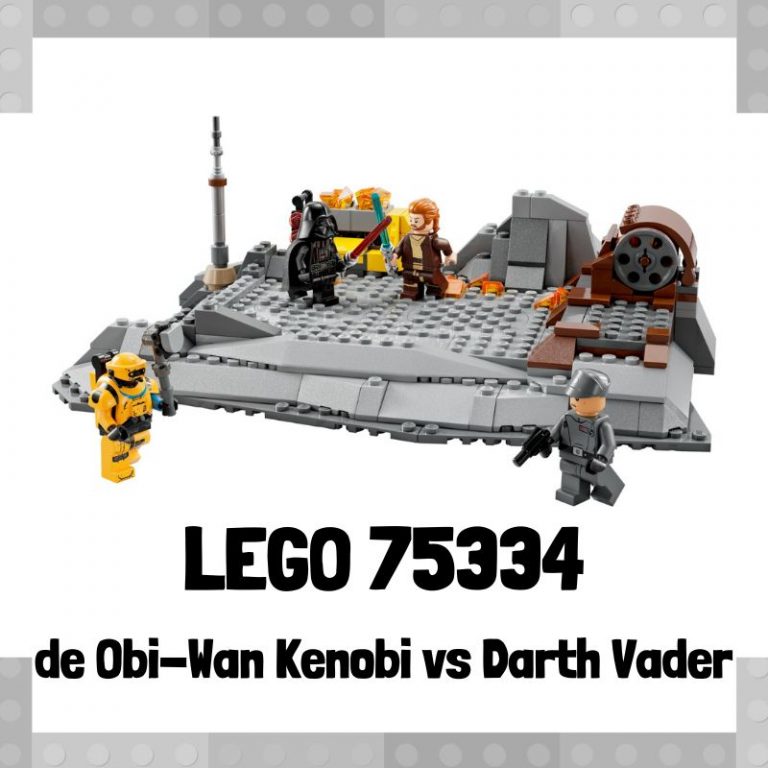 Lee mÃ¡s sobre el artÃ­culo Set de LEGO 75334 de Obi-Wan Kenobi vs Darth Vader