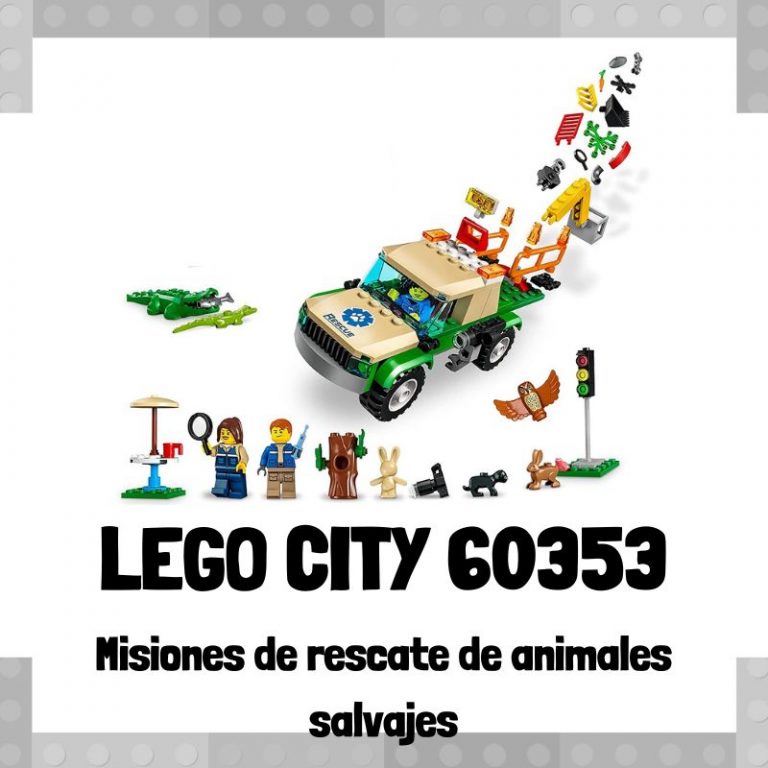 Lee m谩s sobre el art铆culo Set de LEGO City 60353 Misiones de rescate de animales salvajes
