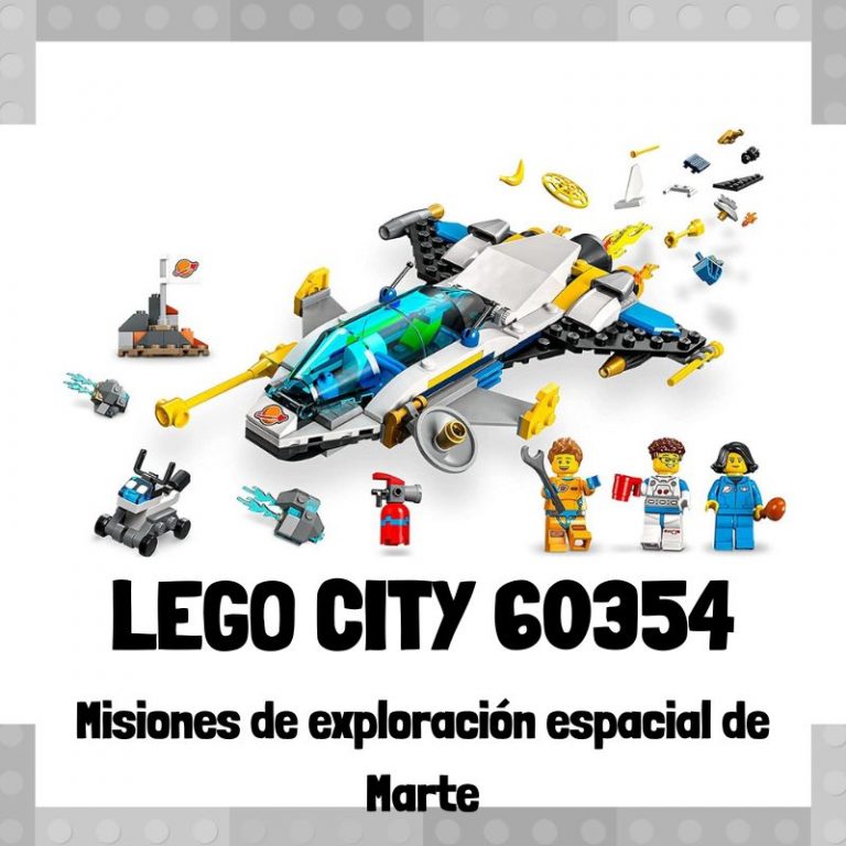 Lee mÃ¡s sobre el artÃ­culo Set de LEGO City 60354 Misiones de exploraciÃ³n espacial de Marte