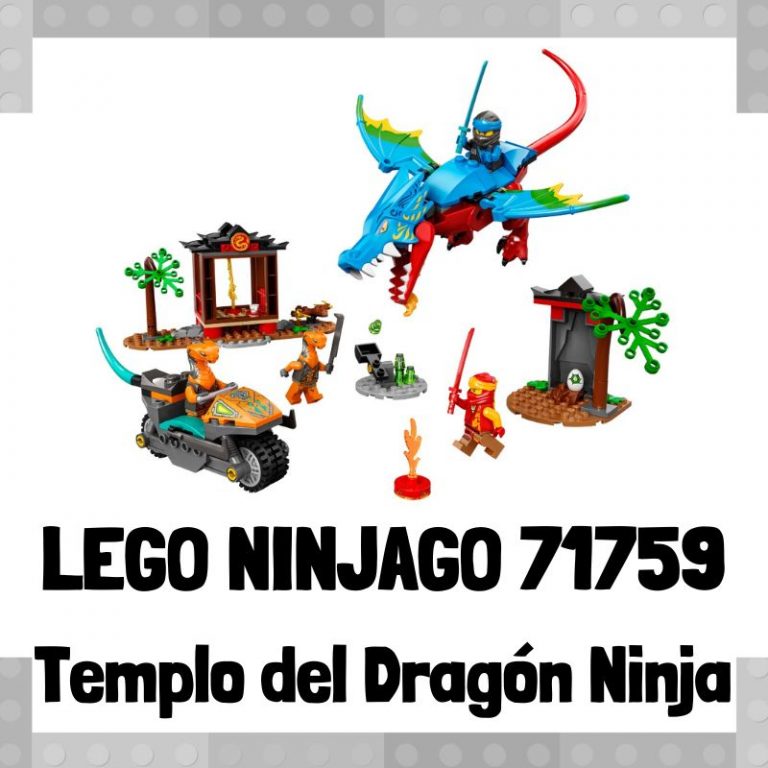 Lee más sobre el artículo Set de LEGO 71759 de Templo del dragón ninja de LEGO Ninjago
