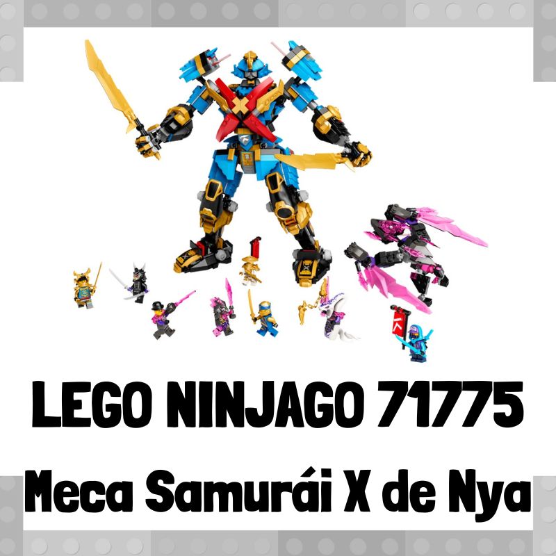 Lee mÃ¡s sobre el artÃ­culo Set de LEGO 71775 de Meca SamurÃ¡i X de Nya de LEGO Ninjago