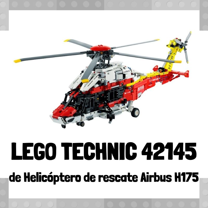 Lee mÃ¡s sobre el artÃ­culo Set de LEGO 42145 de HelicÃ³ptero de Rescate Airbus H175 de LEGO Technic