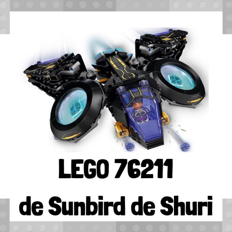 Lee más sobre el artículo Set de LEGO 76211 de Sunbird de Shuri de Black Panther: Wakanda Forever
