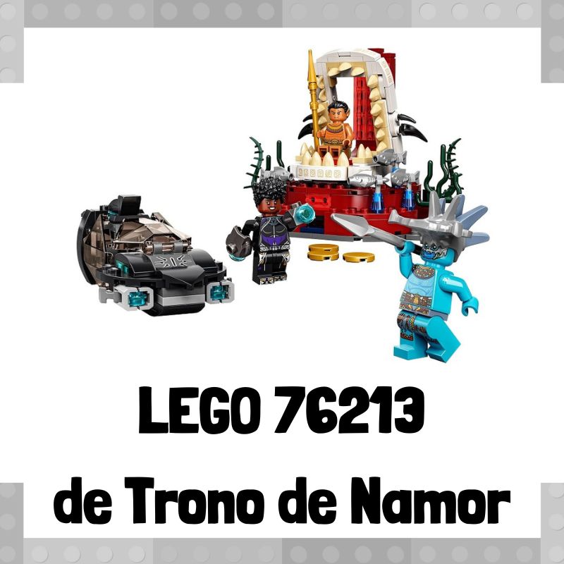 Lee más sobre el artículo Set de LEGO 76213 de Trono de Namor de Black Panther: Wakanda Forever