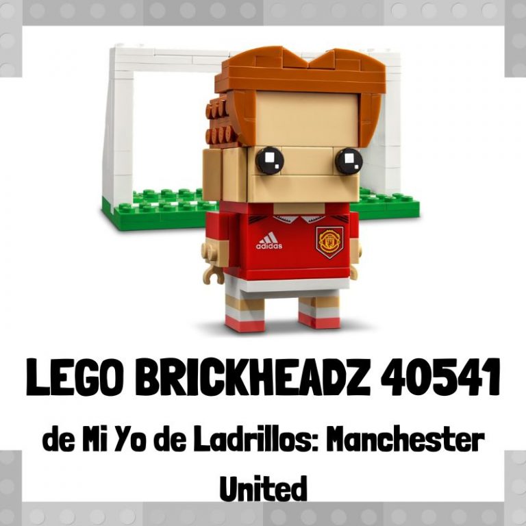 Lee mÃ¡s sobre el artÃ­culo Figura de LEGO Brickheadz 40541 de Mi Yo de Ladrillos: Manchester United