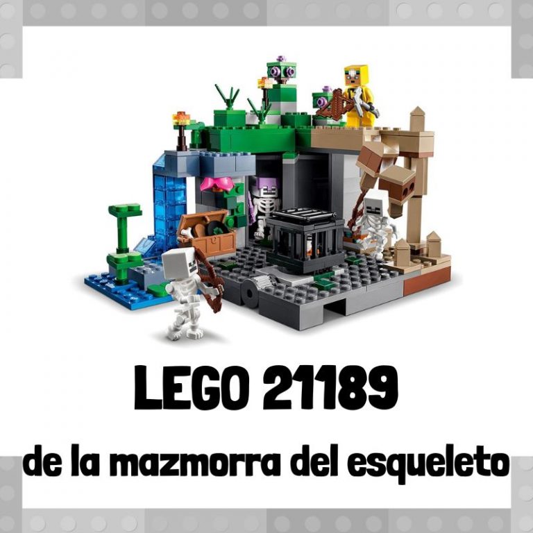 Lee mÃ¡s sobre el artÃ­culo Set de LEGO 21189 de La mazmorra del esqueleto de Minecraft