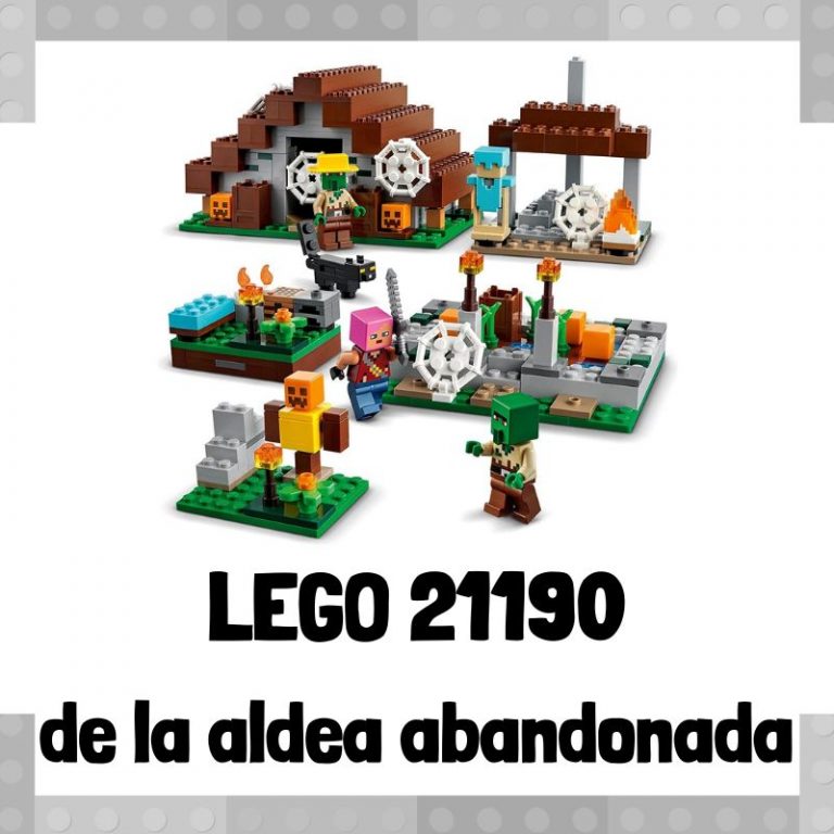 Lee mÃ¡s sobre el artÃ­culo Set de LEGO 21190 de La Aldea Abandonada de Minecraft