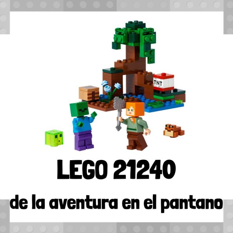 Lee mÃ¡s sobre el artÃ­culo Set de LEGO 21240 de La aventura en el pantano de Minecraft