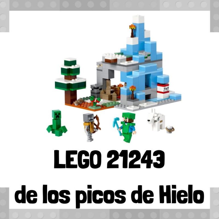 Lee mÃ¡s sobre el artÃ­culo Set de LEGO 21243 de Los picos de hielo de Minecraft