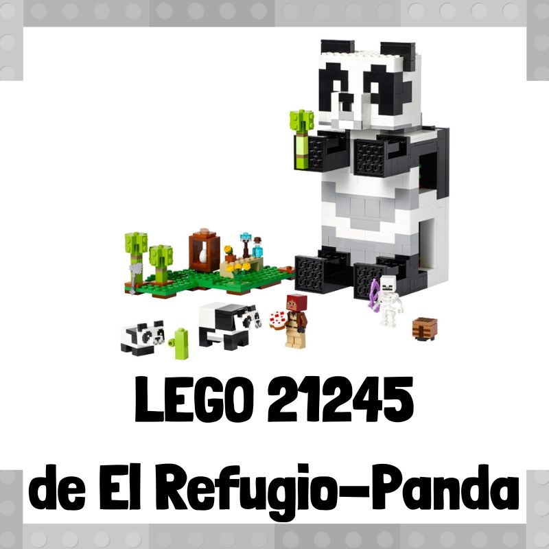 Lee mÃ¡s sobre el artÃ­culo Set de LEGO 21245 de El Refugio-Panda de Minecraft