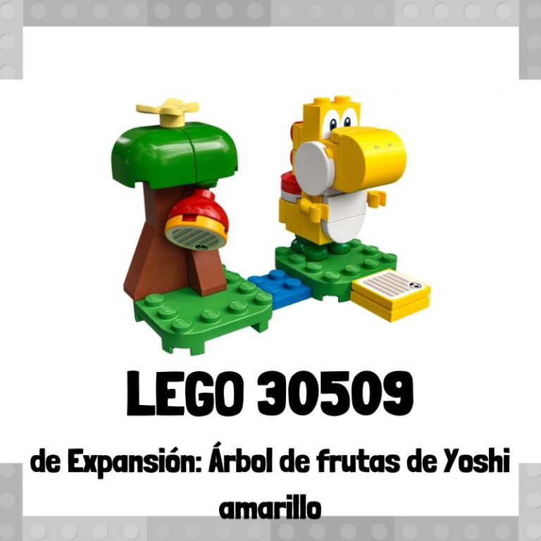 Lee más sobre el artículo Set de LEGO 30509 de Expansión: Árbol de frutas de Yoshi amarillo de Super Mario