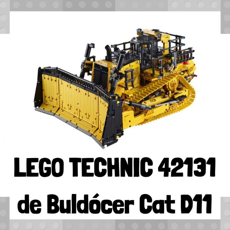 Lee mÃ¡s sobre el artÃ­culo Set de LEGO 42131 de BuldÃ³cer Cat D11 de LEGO Technic