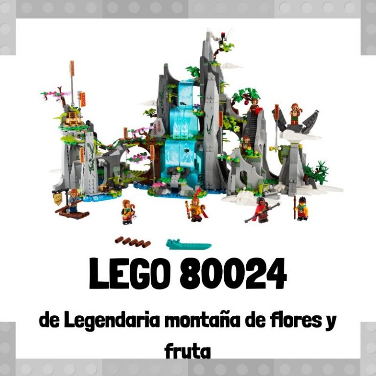 Lee mÃ¡s sobre el artÃ­culo Set de LEGO 80024 de Legendaria montaÃ±a de flores y fruta de Monkie Kid