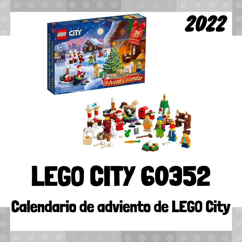 Lee mÃ¡s sobre el artÃ­culo Set de LEGO City 60352 Calendario de Adviento de LEGO City