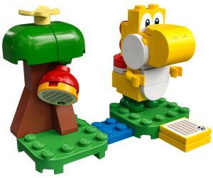 Lego De 脕rbol De Frutas De Yoshi Amarillo De Lego Super Mario Bros 30509