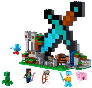 Lego De La Fortificación Espada De Minecraft 21244