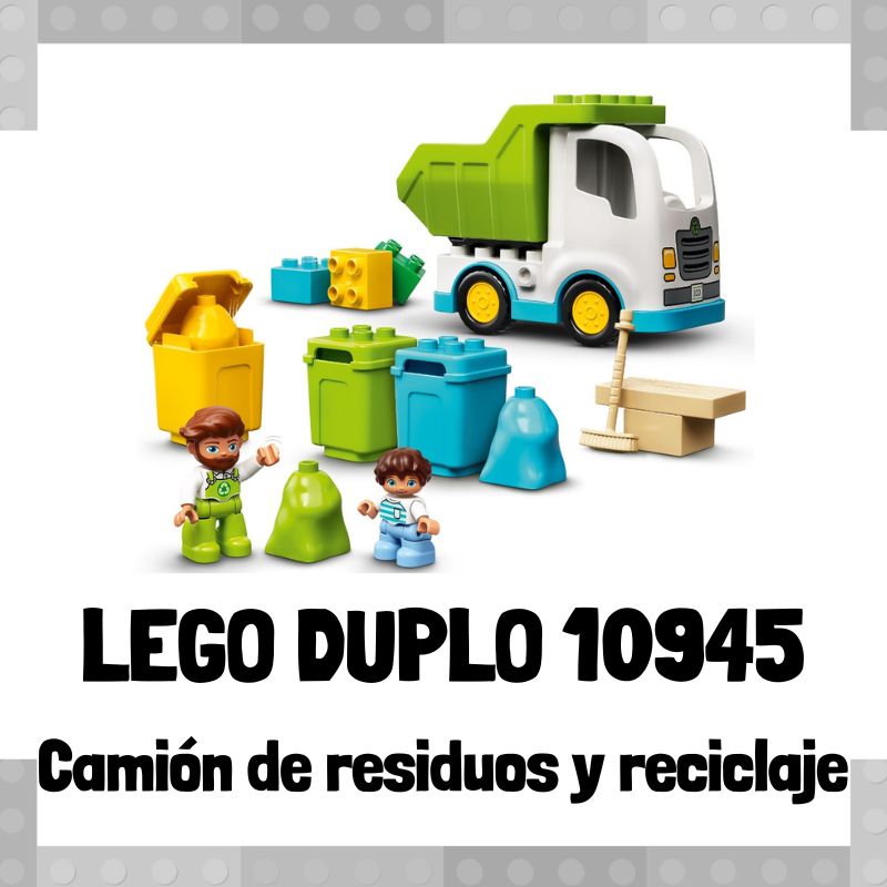 Lee mÃ¡s sobre el artÃ­culo Set de LEGO 10945 de CamiÃ³n de residuos y reciclaje de LEGO Duplo