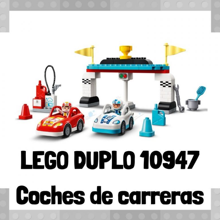Lee mÃ¡s sobre el artÃ­culo Set de LEGO 10947 de Coches de carreras de LEGO Duplo