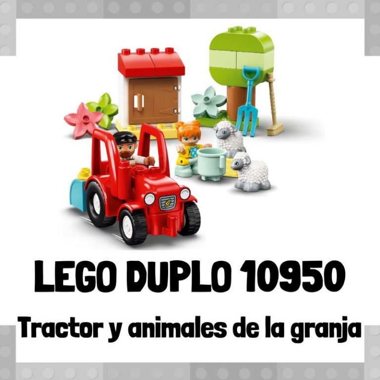 Lee mÃ¡s sobre el artÃ­culo Set de LEGO 10950 de Tractor y animales de la granja de LEGO Duplo