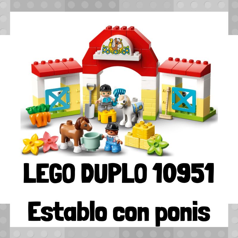 Lee mÃ¡s sobre el artÃ­culo Set de LEGO 10951 de Establo con ponis de LEGO Duplo