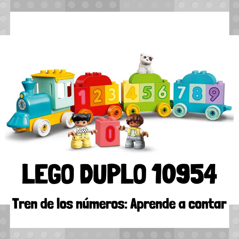 Lee más sobre el artículo Set de LEGO 10954 de Tren de los números: Aprende a contar de LEGO Duplo
