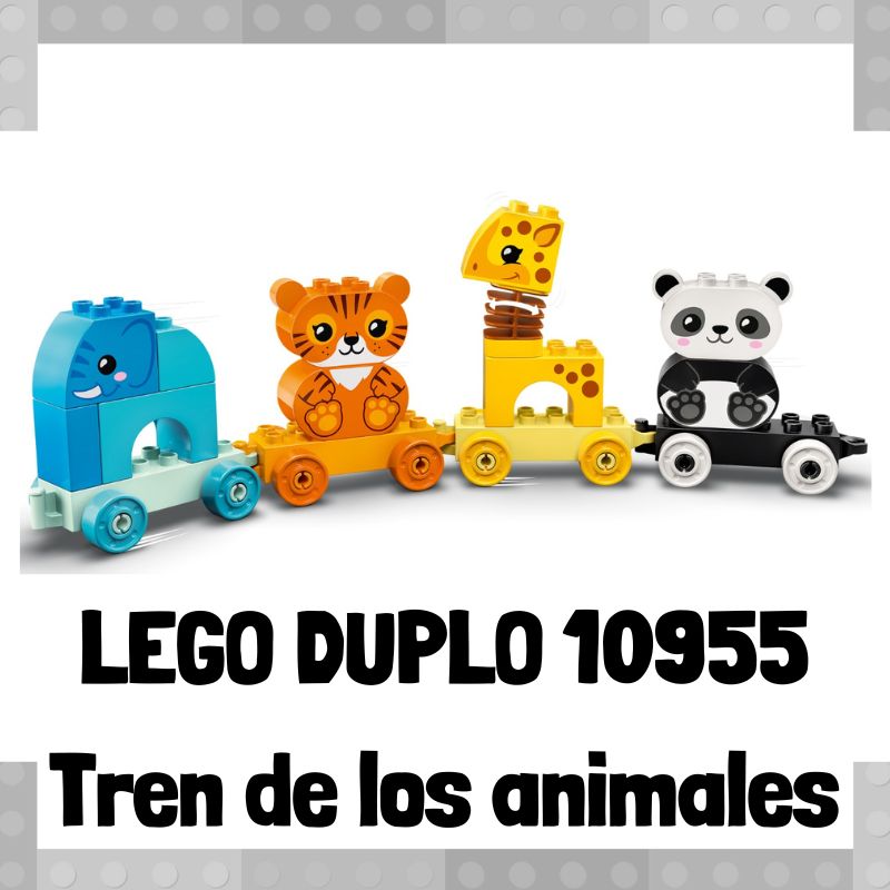 Lee mÃ¡s sobre el artÃ­culo Set de LEGO 10955 de Tren de los animales de LEGO Duplo