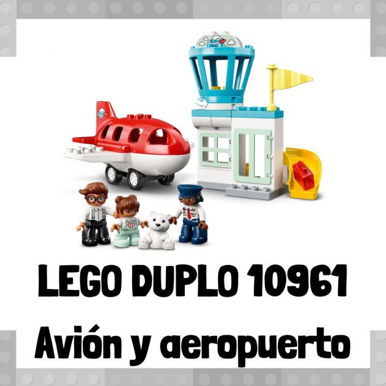 Lee mÃ¡s sobre el artÃ­culo Set de LEGO 10961 de AviÃ³n y aeropuerto de LEGO Duplo