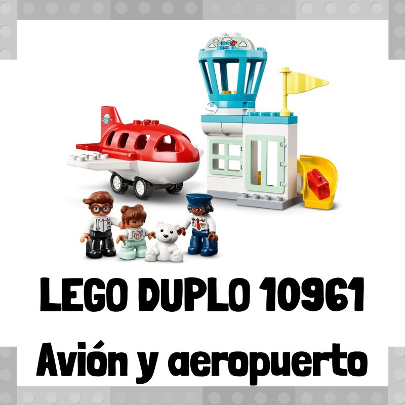 Lee más sobre el artículo Set de LEGO 10961 de Avión y aeropuerto de LEGO Duplo