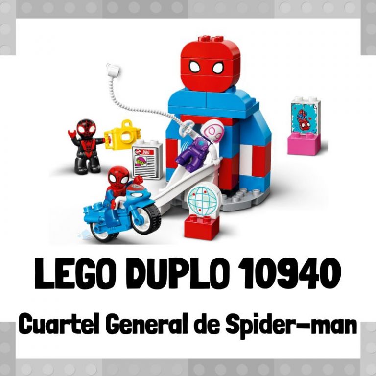 Lee mÃ¡s sobre el artÃ­culo Set de LEGO 10940 de Cuartel general de Spider-man de LEGO Duplo