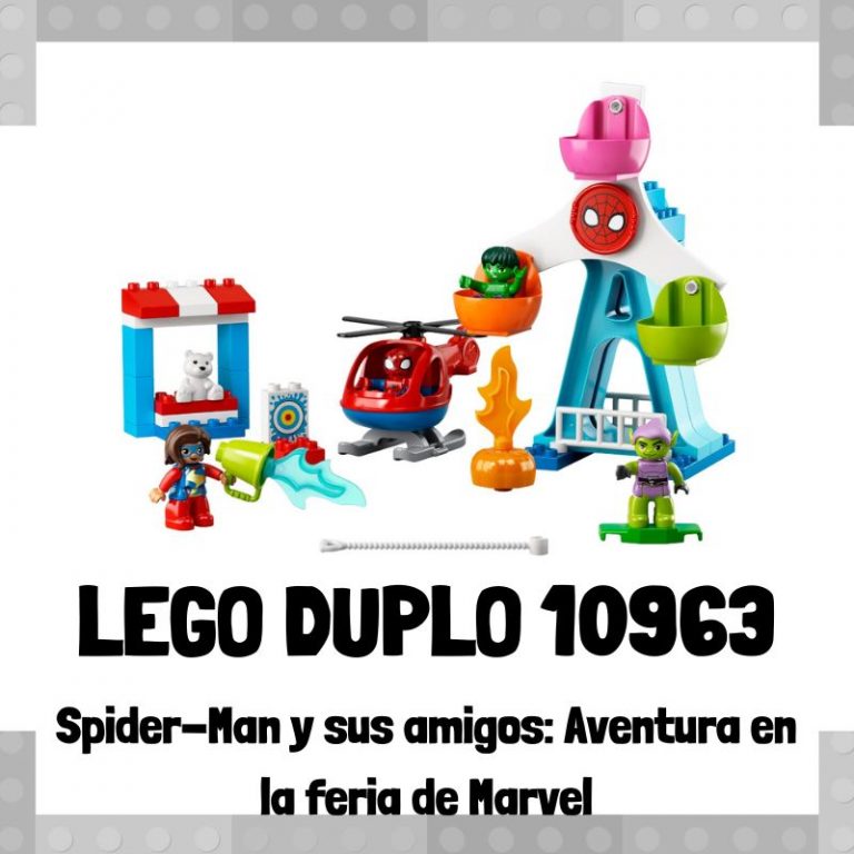 Lee m谩s sobre el art铆culo Set de LEGO 10963 de Spider-man y sus amigos: Aventura en la feria de LEGO Duplo