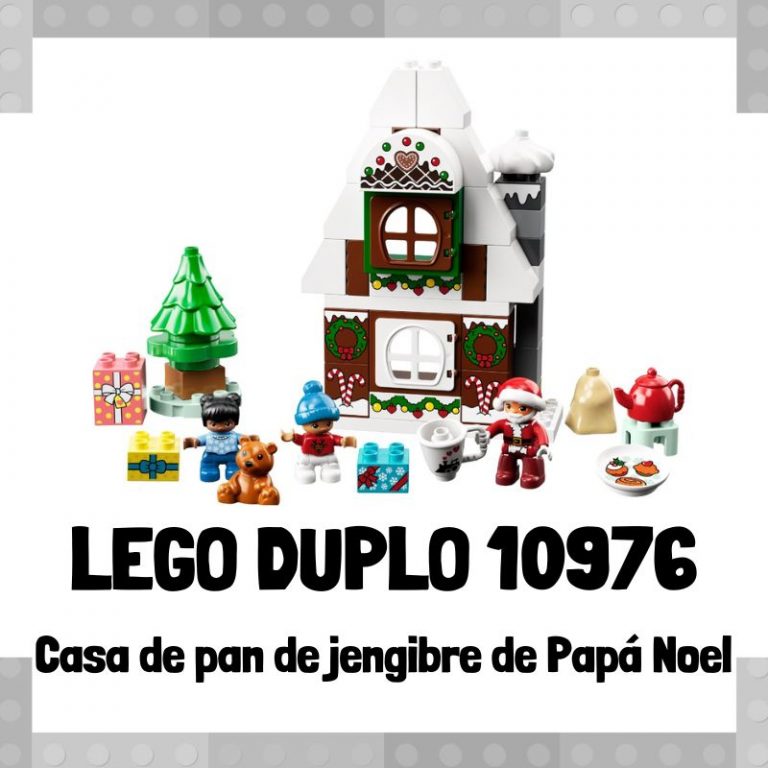Lee mÃ¡s sobre el artÃ­culo Set de LEGO 10976 de Casa de pan de jengibre de PapÃ¡ Noel de LEGO Duplo