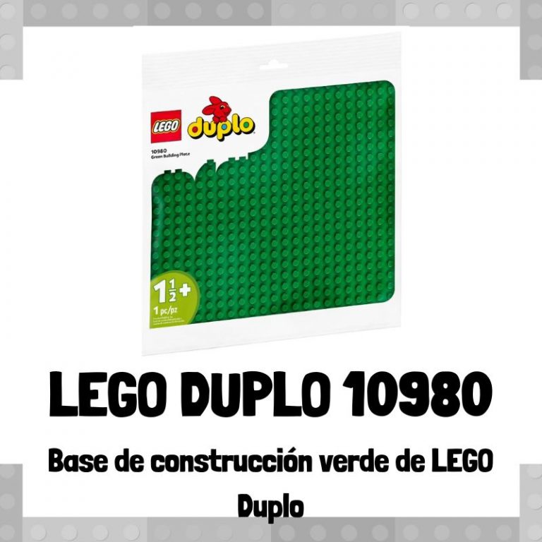 Lee mÃ¡s sobre el artÃ­culo Set de LEGO 10980 de Base de construcciÃ³n verde de LEGO Duplo
