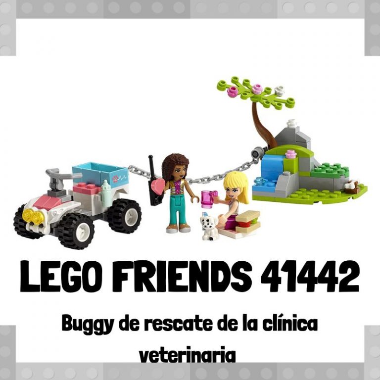 Lee más sobre el artículo Set de LEGO 41442 de Buggy de rescate de la clínica veterinaria de LEGO Friends