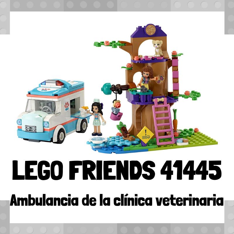 Lee mÃ¡s sobre el artÃ­culo Set de LEGO 41445 de Ambulancia de la clÃ­nica veterinaria de LEGO Friends