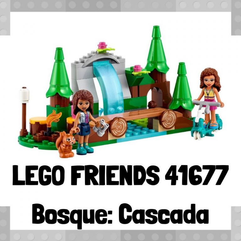 Lee mÃ¡s sobre el artÃ­culo Set de LEGO 41677 de Bosque: Cascada de LEGO Friends
