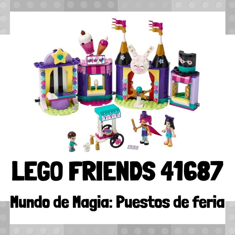 Lee mÃ¡s sobre el artÃ­culo Set de LEGO 41687 de Mundo de magia: Puestos de feria de LEGO Friends