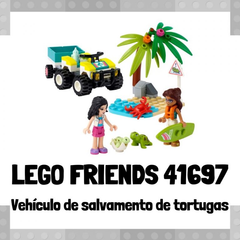 Lee mÃ¡s sobre el artÃ­culo Set de LEGO 41697 de VehÃ­culo de salvamento de tortugas de LEGO Friends