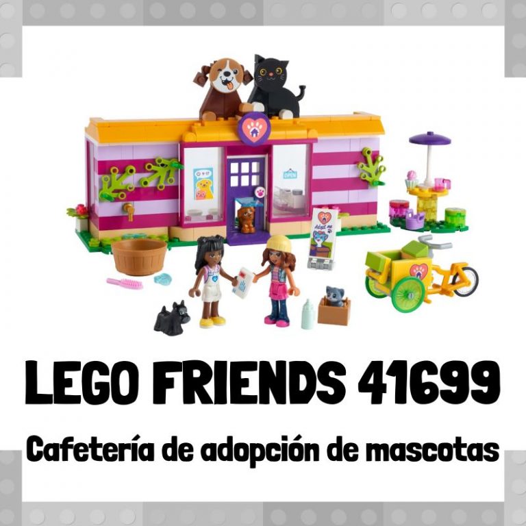 Lee mÃ¡s sobre el artÃ­culo Set de LEGO 41699 de CafeterÃ­a de adopciÃ³n de mascotas de LEGO Friends