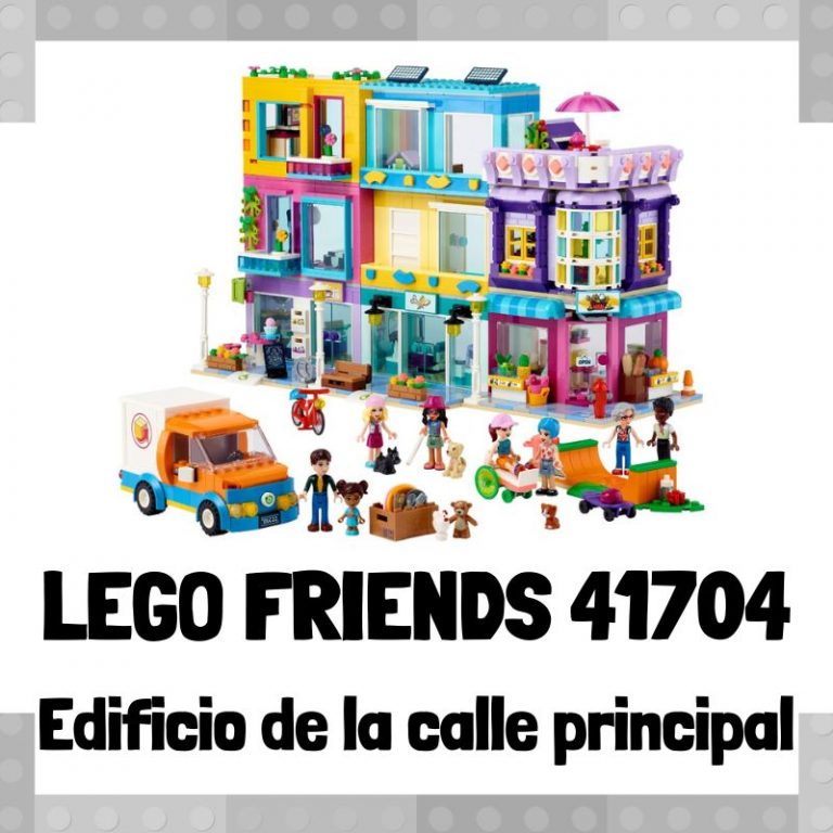 Lee mÃ¡s sobre el artÃ­culo Set de LEGO 41704 de Edificio de la calle principal de LEGO Friends