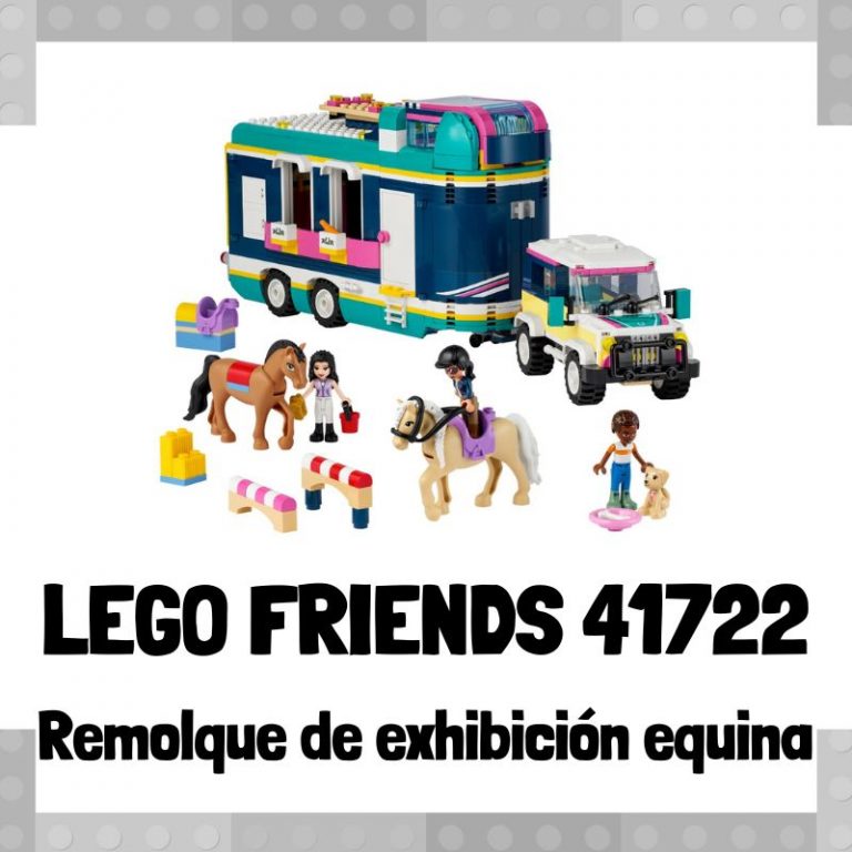 Lee mÃ¡s sobre el artÃ­culo Set de LEGO 41722 de Remolque de exhibiciÃ³n Equina de LEGO Friends