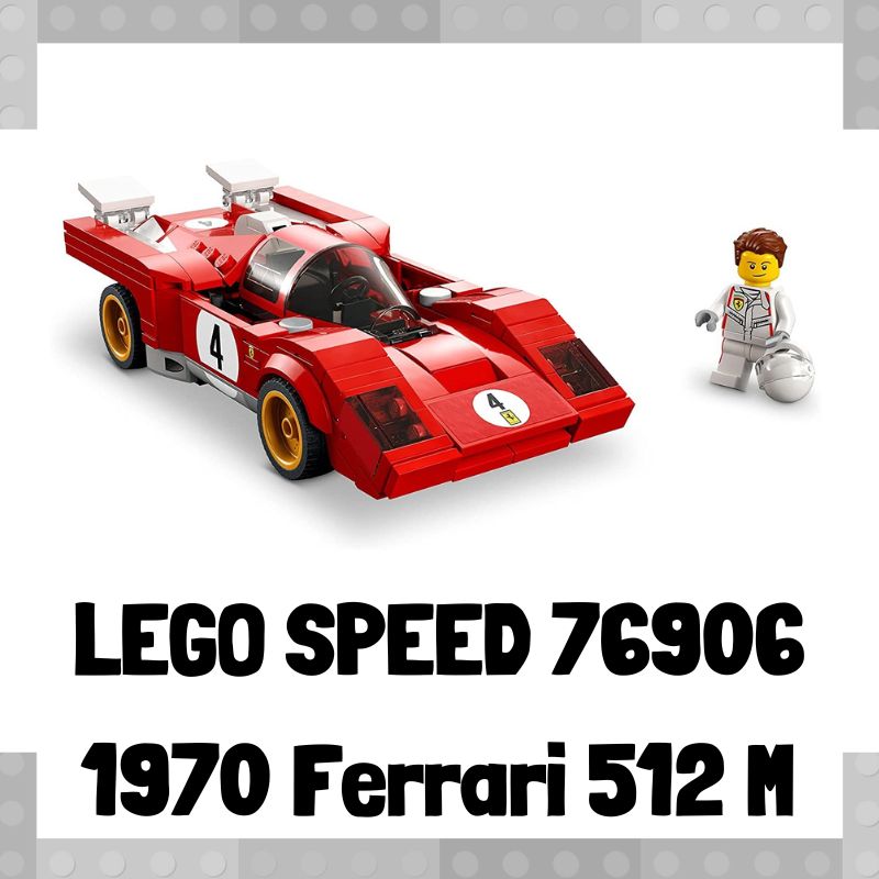 Lee más sobre el artículo Coche de LEGO 76906 de 1970 Ferrari 512 M de LEGO Speed Champions