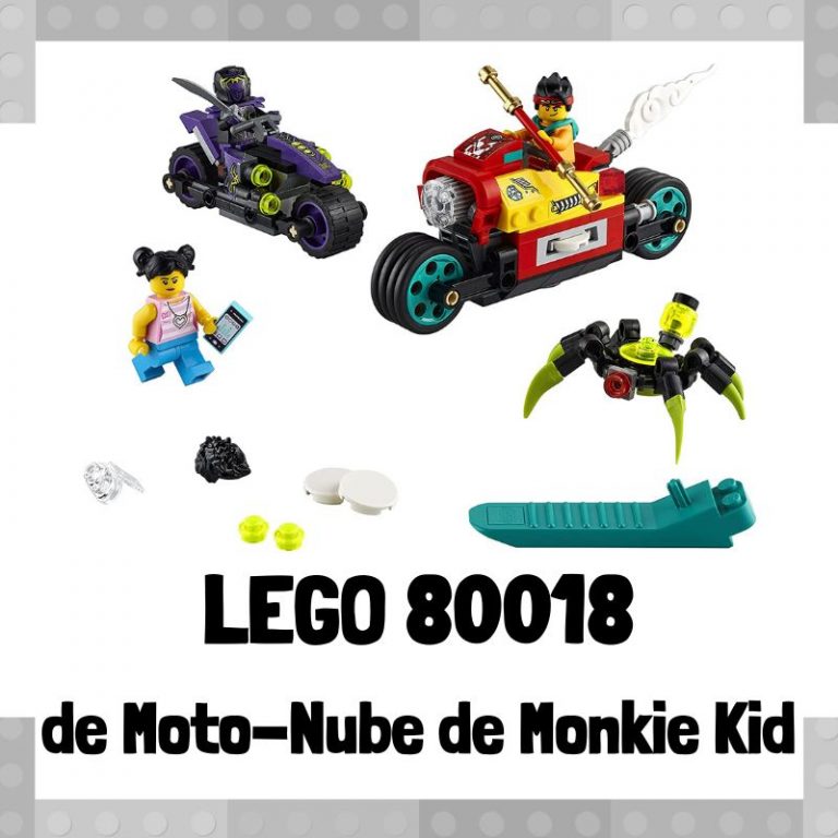 Lee mÃ¡s sobre el artÃ­culo Set de LEGO 80018 de Moto-Nube de Monkie Kid