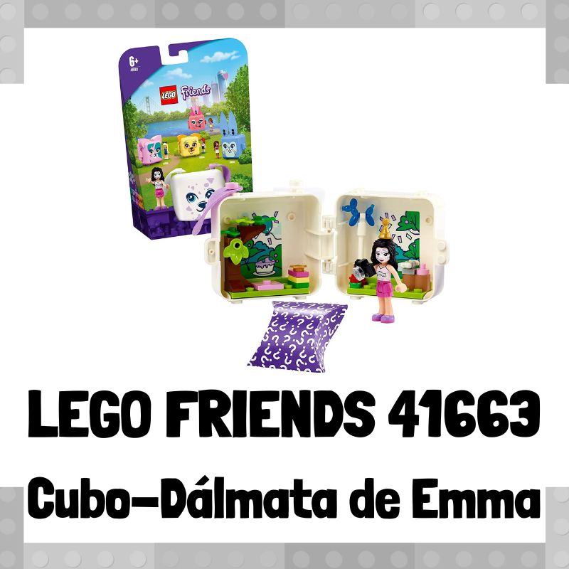 Lee mÃ¡s sobre el artÃ­culo Set de LEGO 41663 de Cubo-DÃ¡lmata de Emma de LEGO Friends