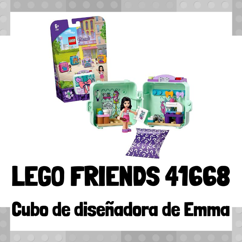 Lee más sobre el artículo Set de LEGO 41668 de Cubo de diseñadora de Emma de LEGO Friends