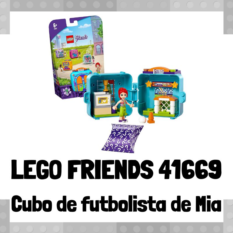 Lee mÃ¡s sobre el artÃ­culo Set de LEGO 41669 de Cubo de futbolista de Mia de LEGO Friends