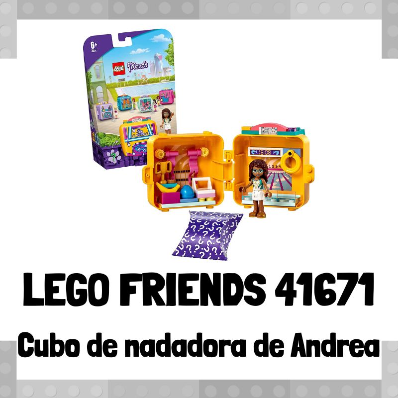 Lee mÃ¡s sobre el artÃ­culo Set de LEGO 41671 de Cubo de nadadora de Andrea de LEGO Friends