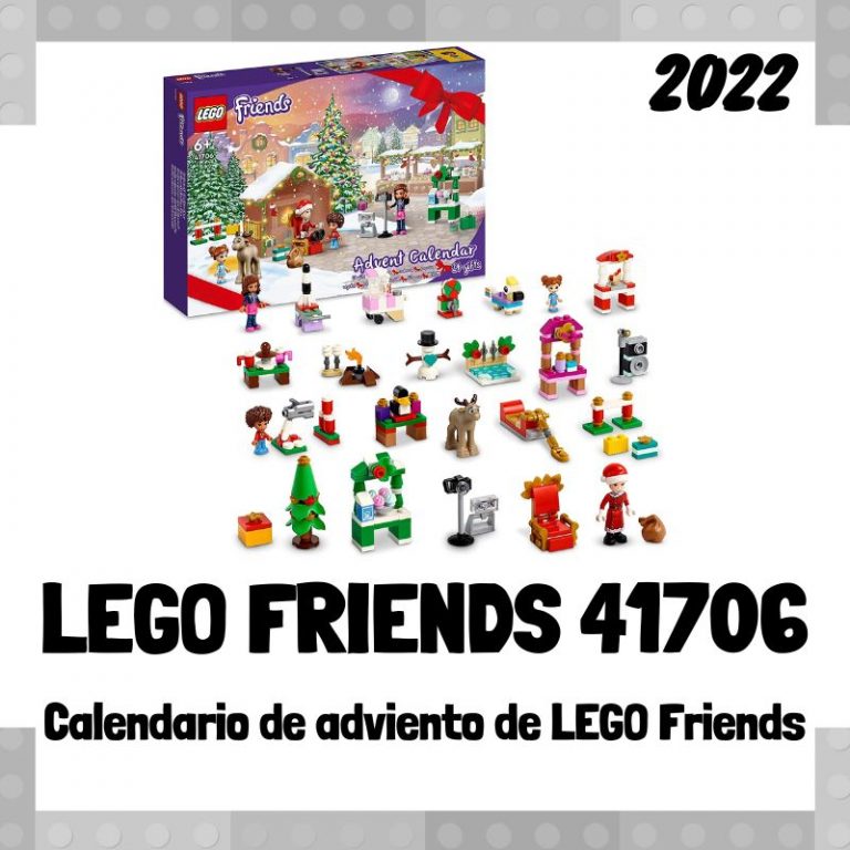 Lee más sobre el artículo Set de LEGO 41706 Calendario de Adviento de LEGO Friends