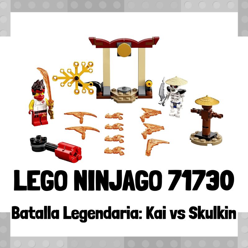 Lee más sobre el artículo Set de LEGO 71730 de Batalla legendaria: Kai vs Skulkin de LEGO Ninjago
