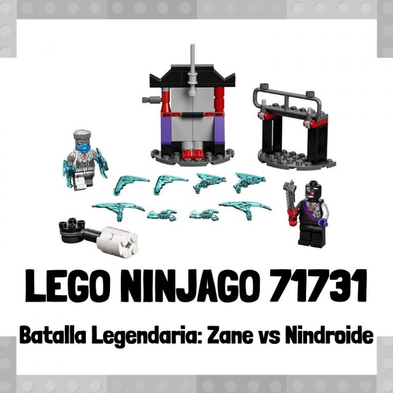 Lee m谩s sobre el art铆culo Set de LEGO 71731 de Batalla legendaria: Zane vs Nindroide de LEGO Ninjago